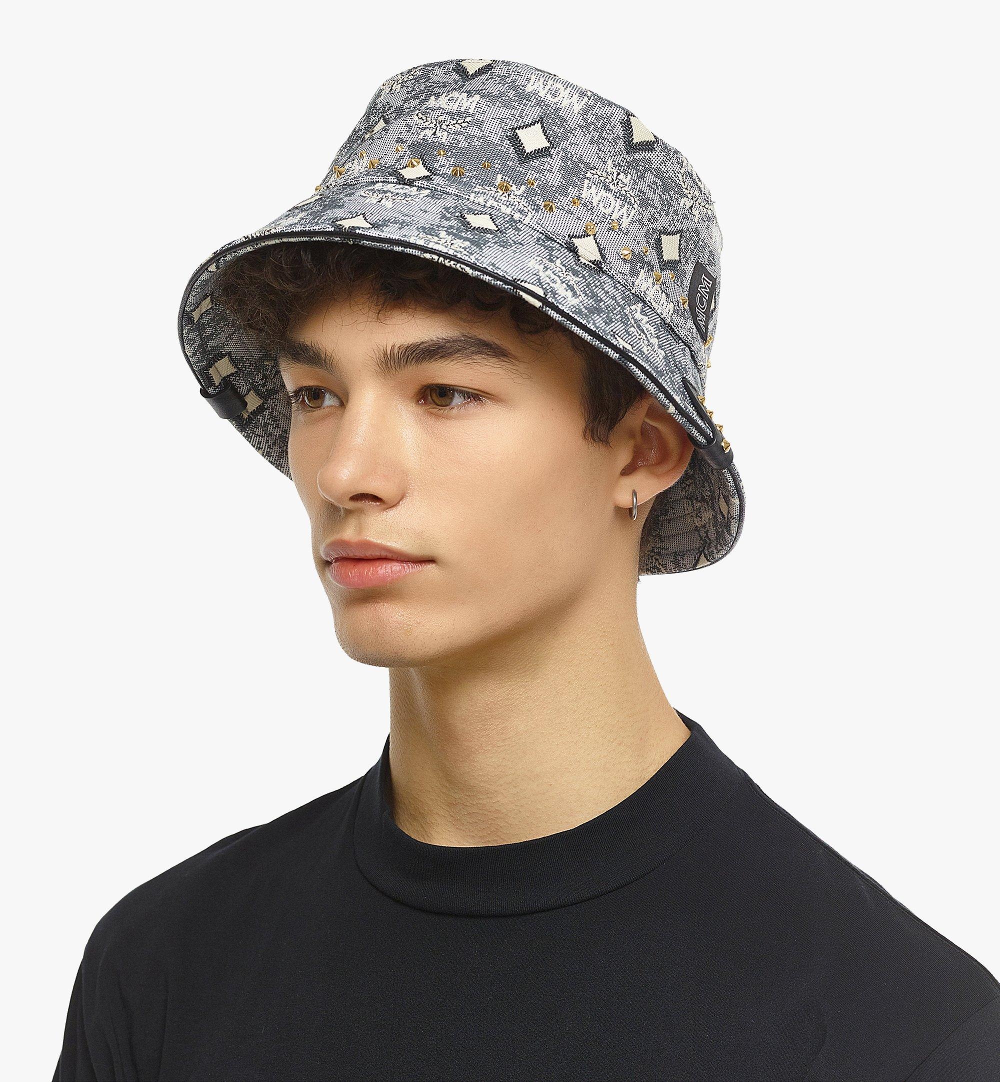 Bucket Hat in Studded Vintage Monogram Jacquard - 4