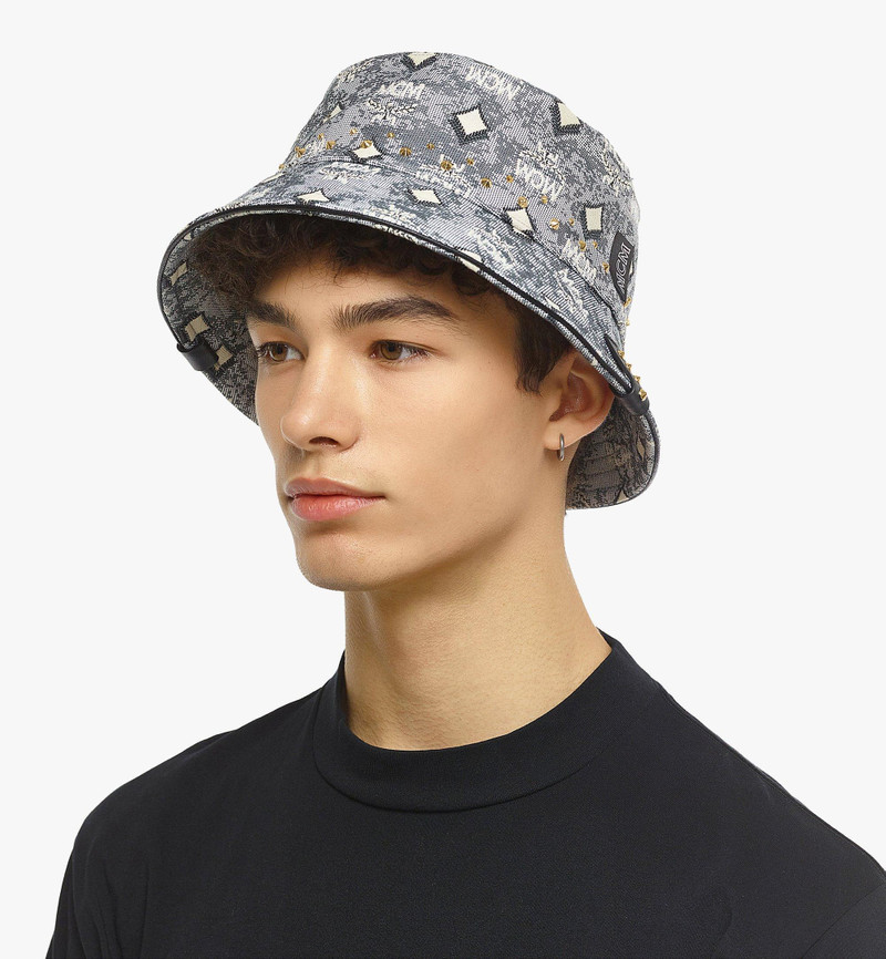 Bucket Hat in Studded Vintage Monogram Jacquard 4