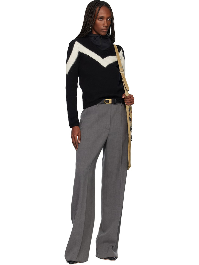 Valentino Black Virgin Wool Sweater outlook