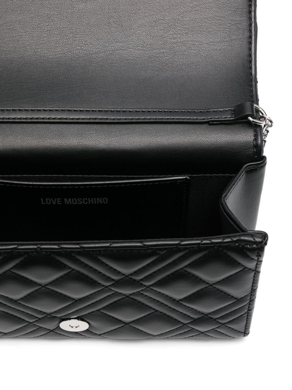 quilted faux-leather cross body bag - 5