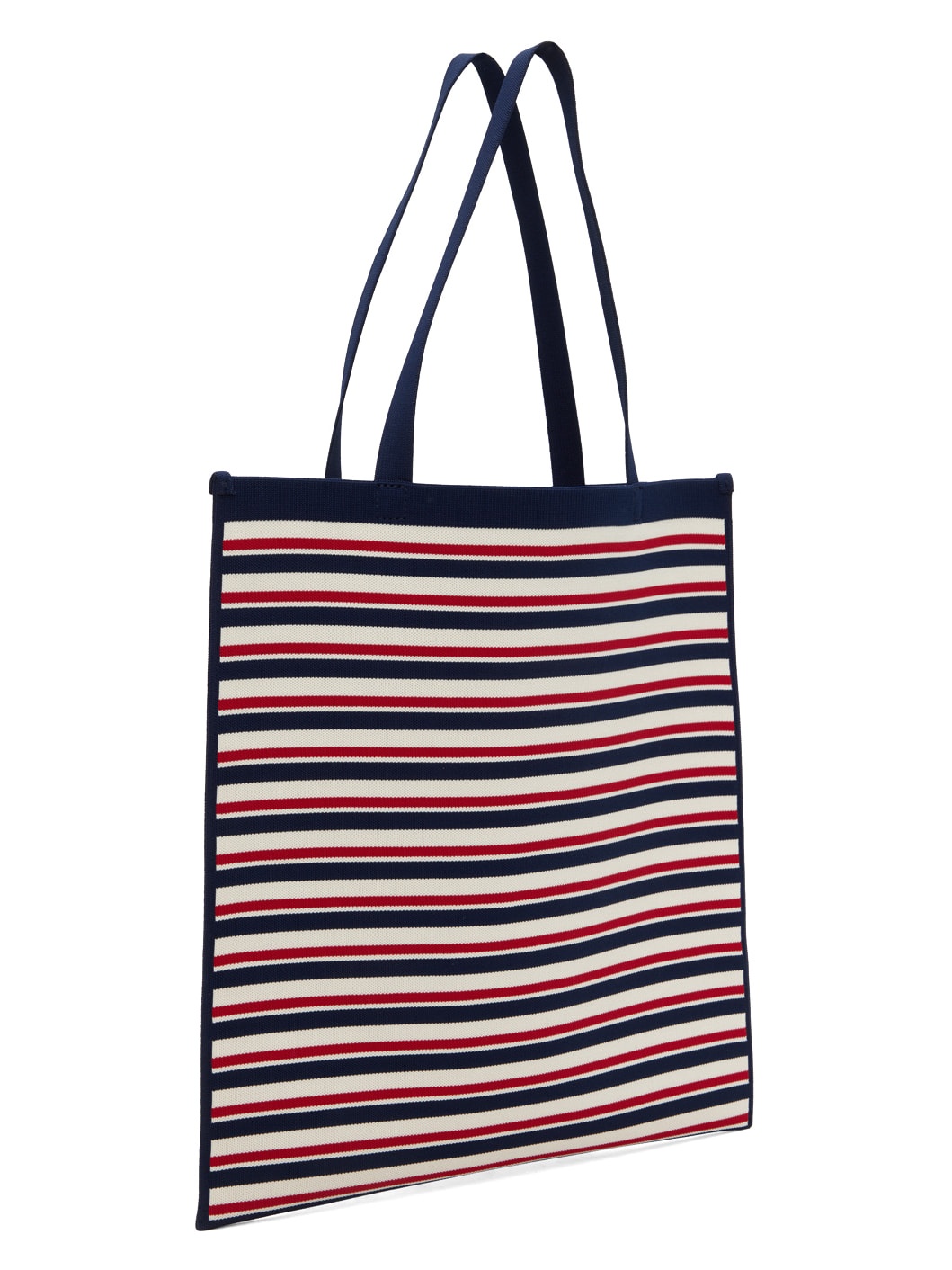 Navy & Red Striped Tote - 3