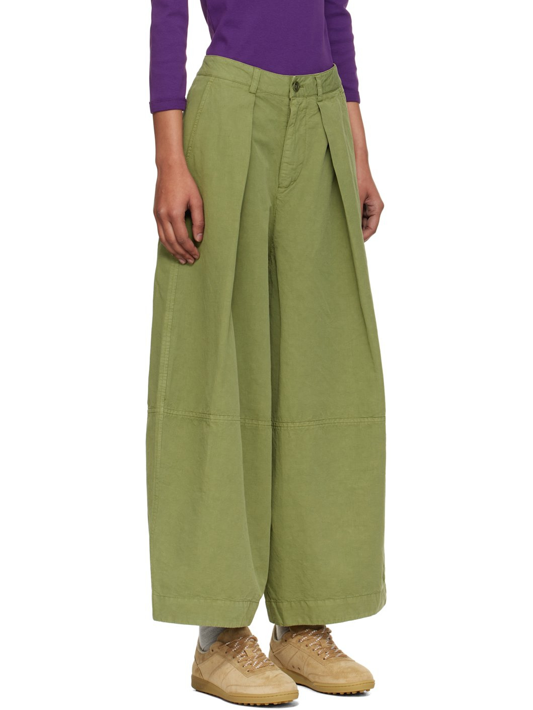 Green Deadbeat Trousers - 2