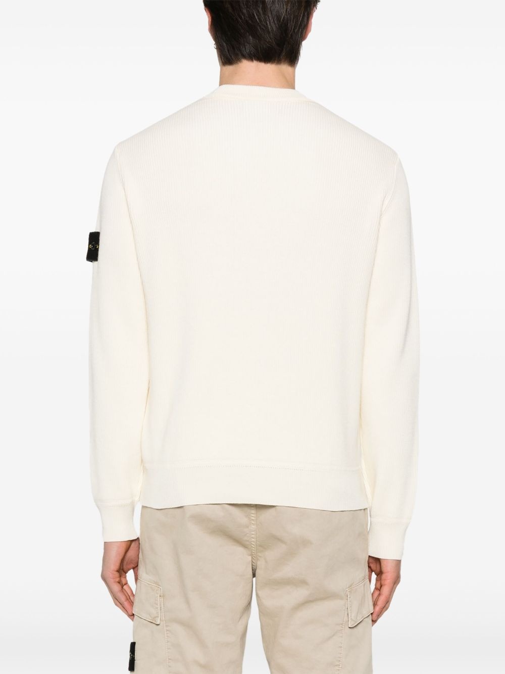Compass-badge sweater - 4
