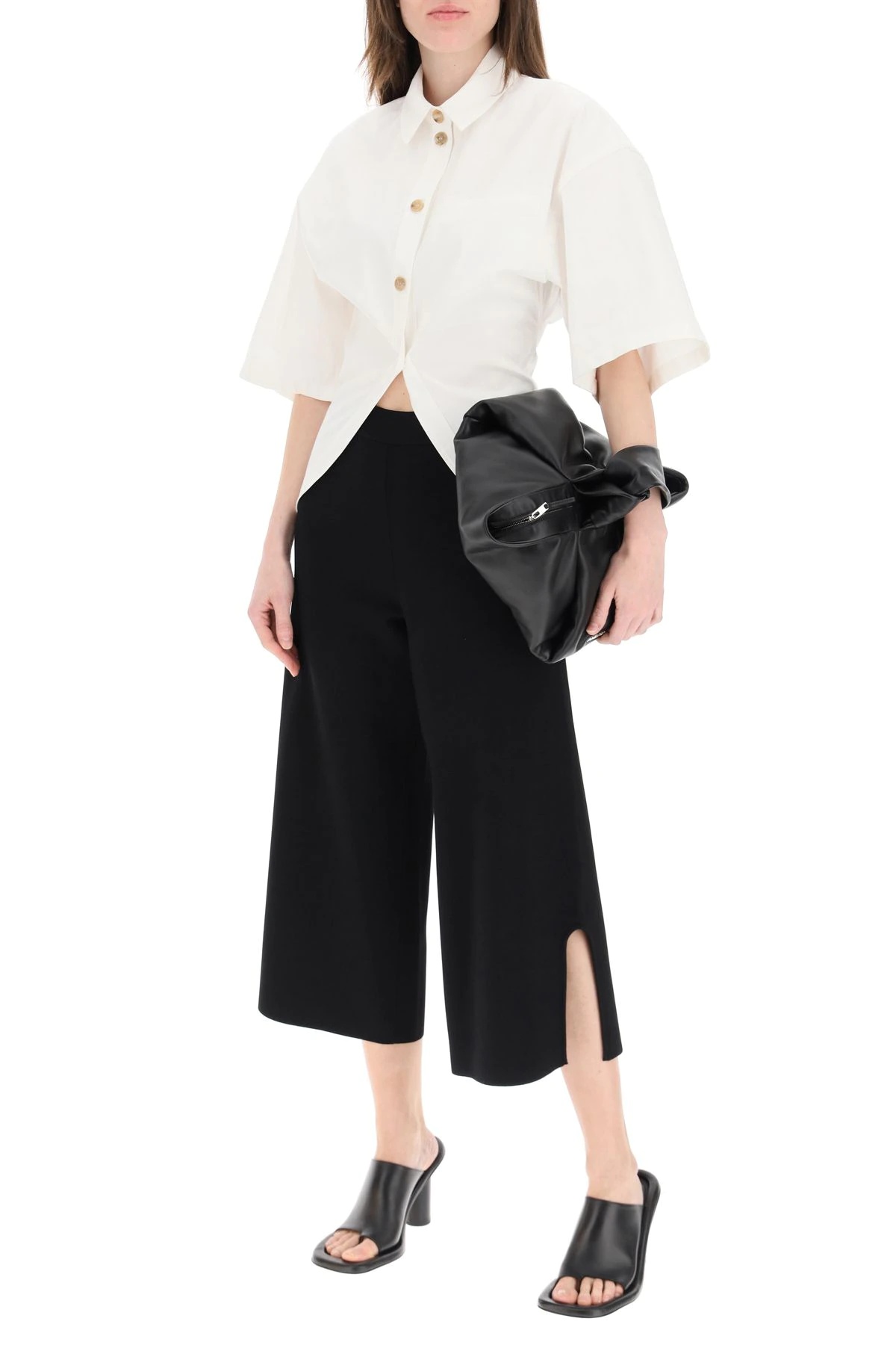 ASYMMETRIC HEM SHIRT - 2