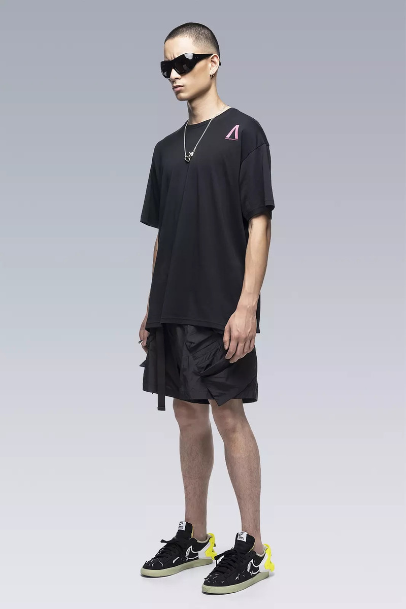S24-PR-C Pima Cotton Short Sleeve T-shirt Black 3