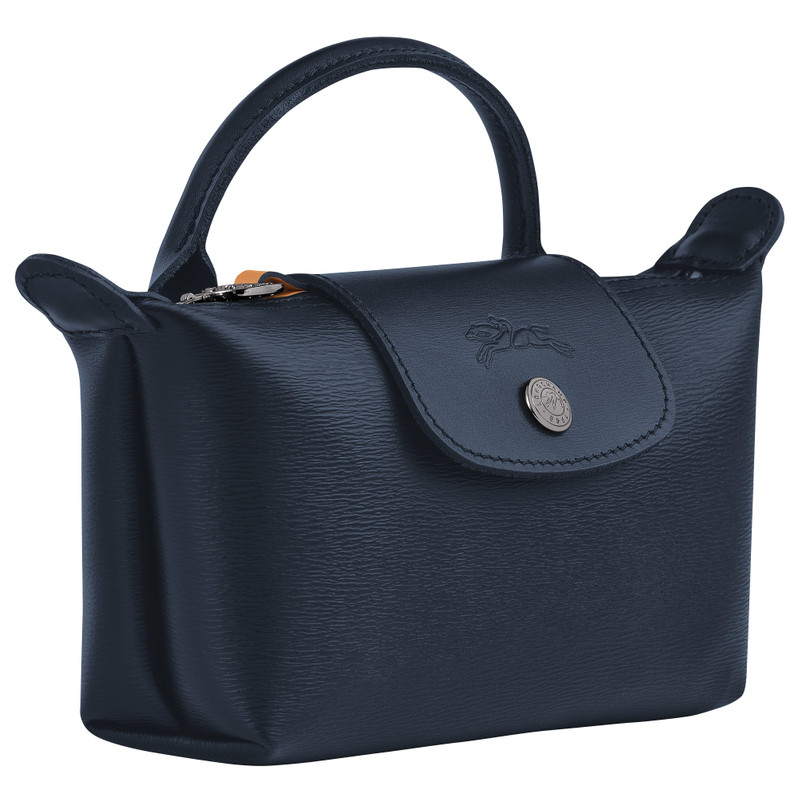 Le Pliage City Pouch with handle Navy - Canvas 2