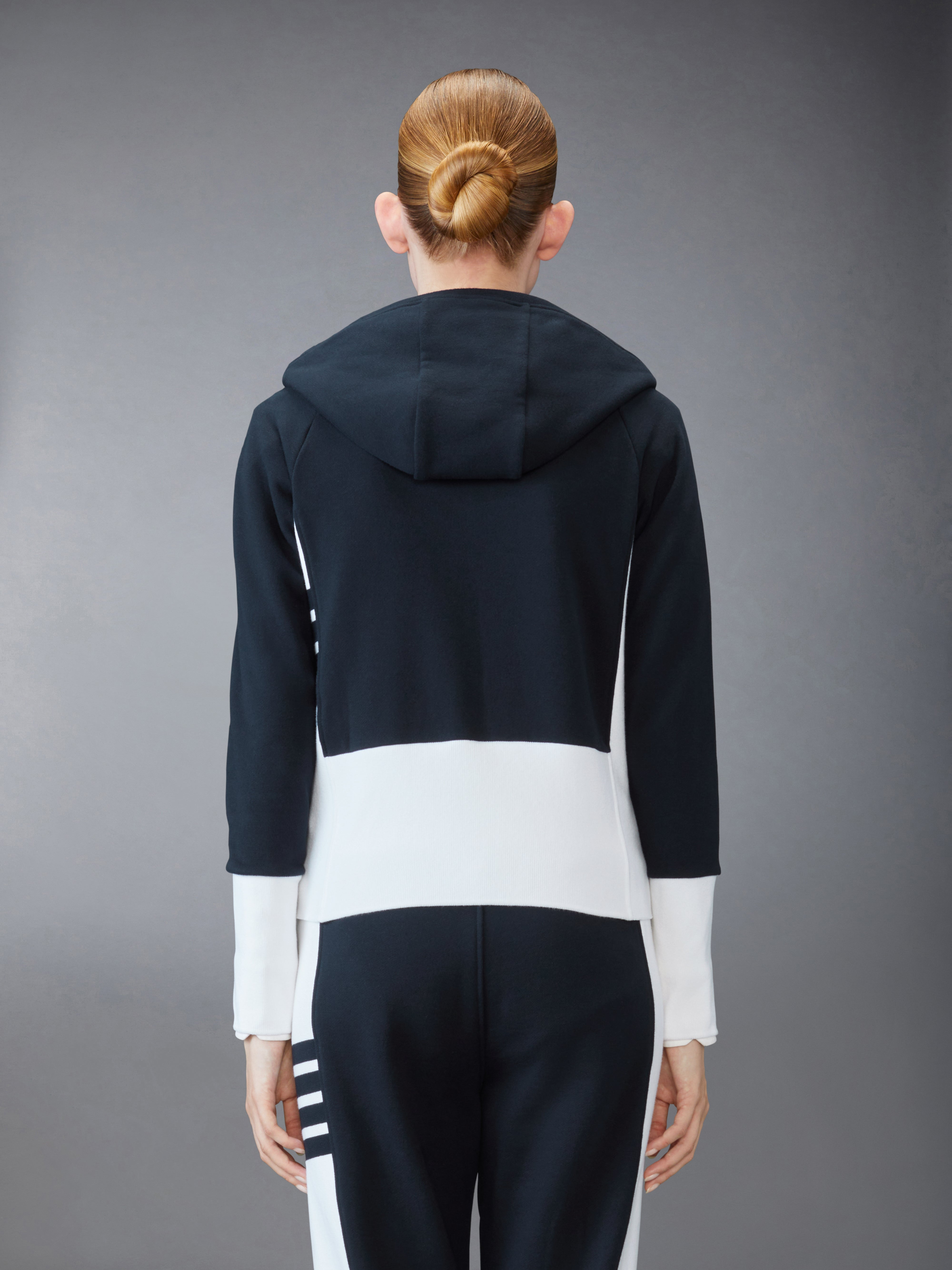 Classic Loopback 4-Bar Zip up Hoodie - 4