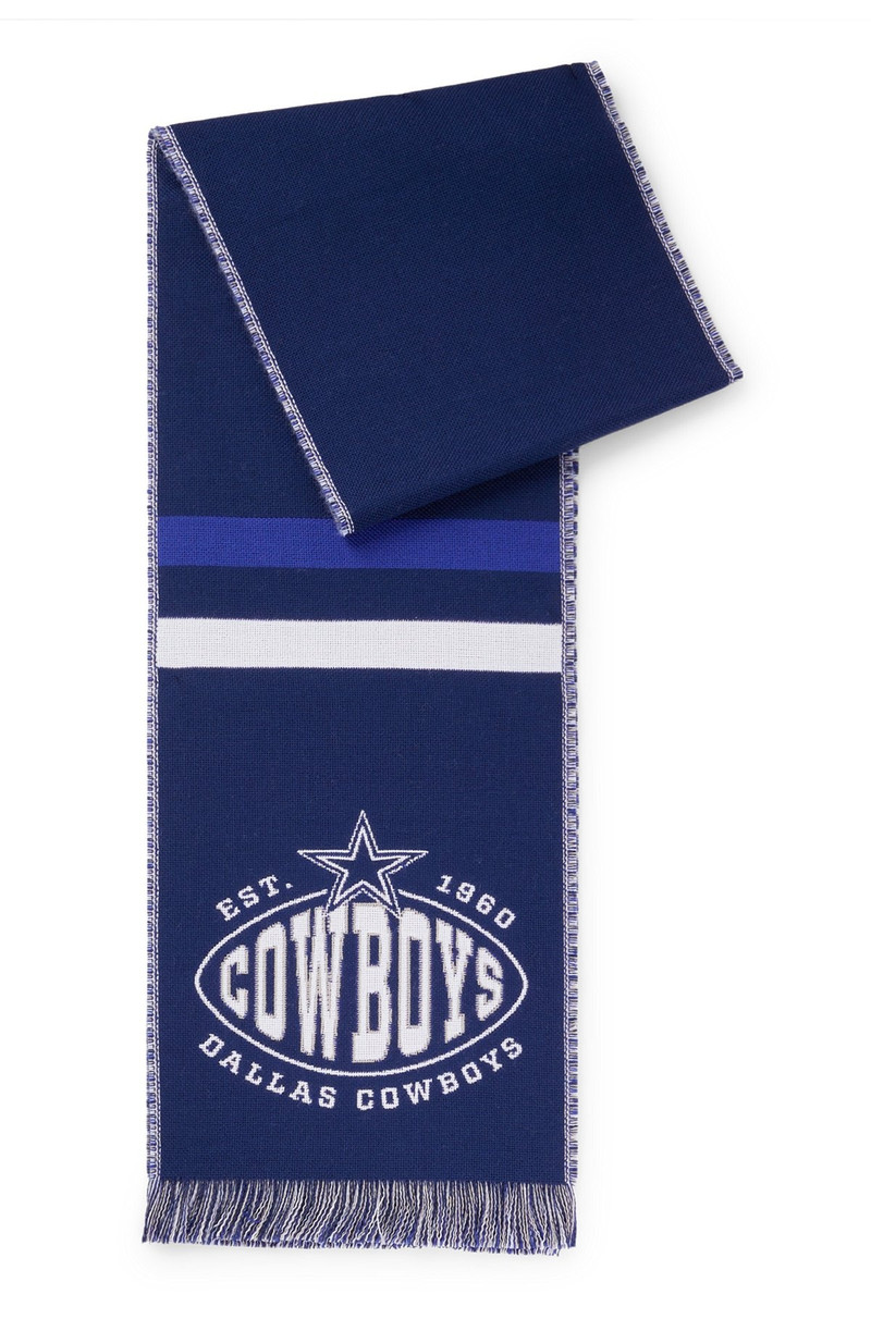 BOSS X NFL LOGO SCARF WITH DALLAS COWBOYS BRANDING 1
