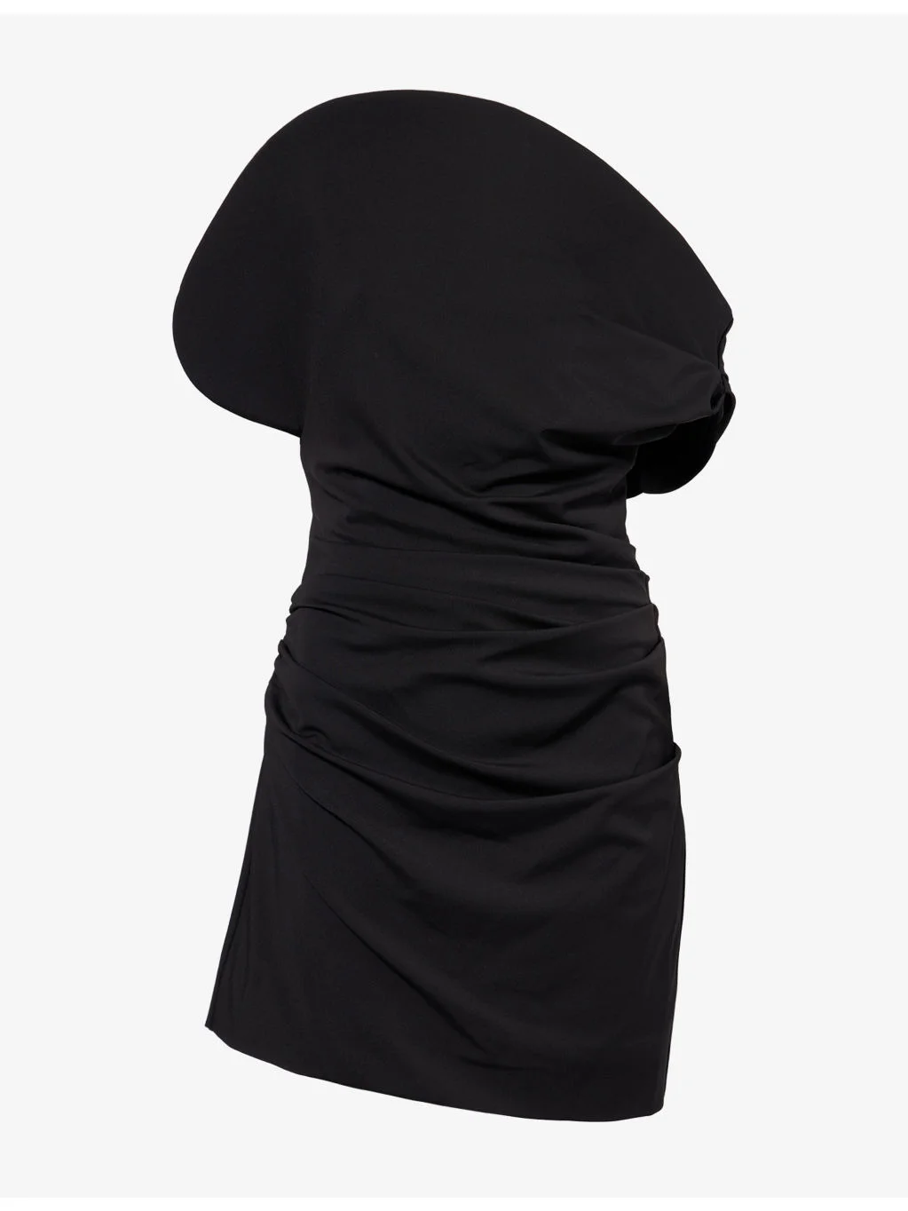 Stefi Draped Stretch-Crepe Mini Dress - 1