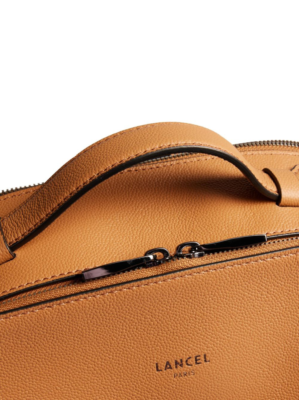 leather top-handle backpack - 3