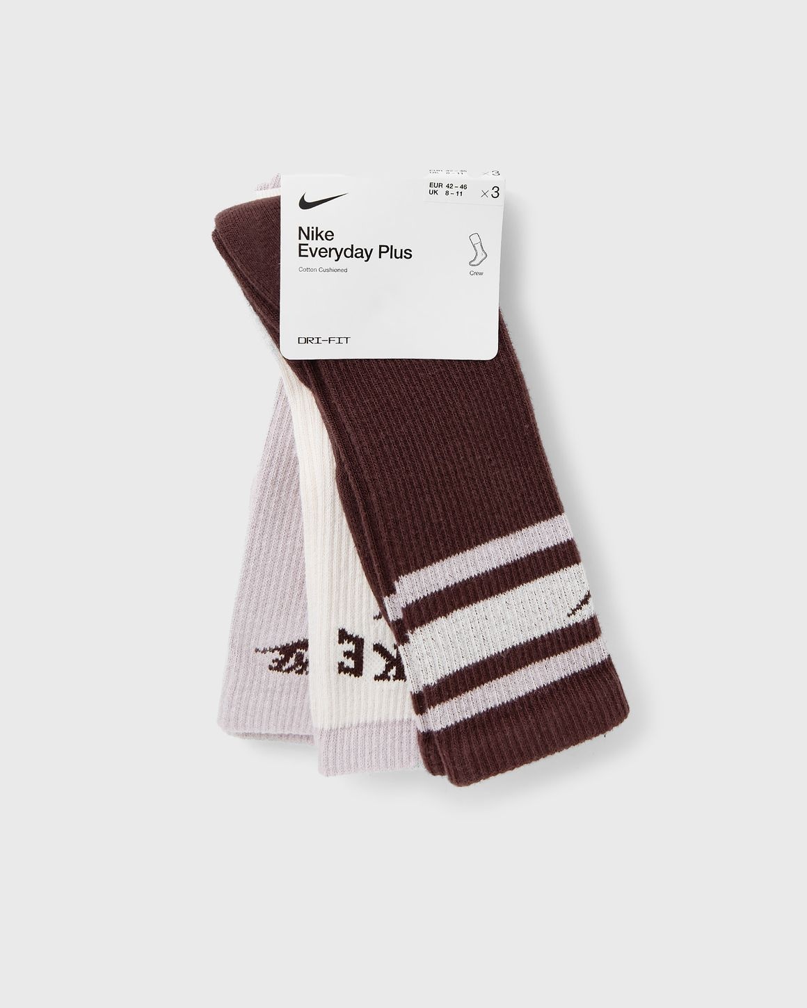 Everyday Plus Cushioned Crew Socks (3 Pairs) - 1