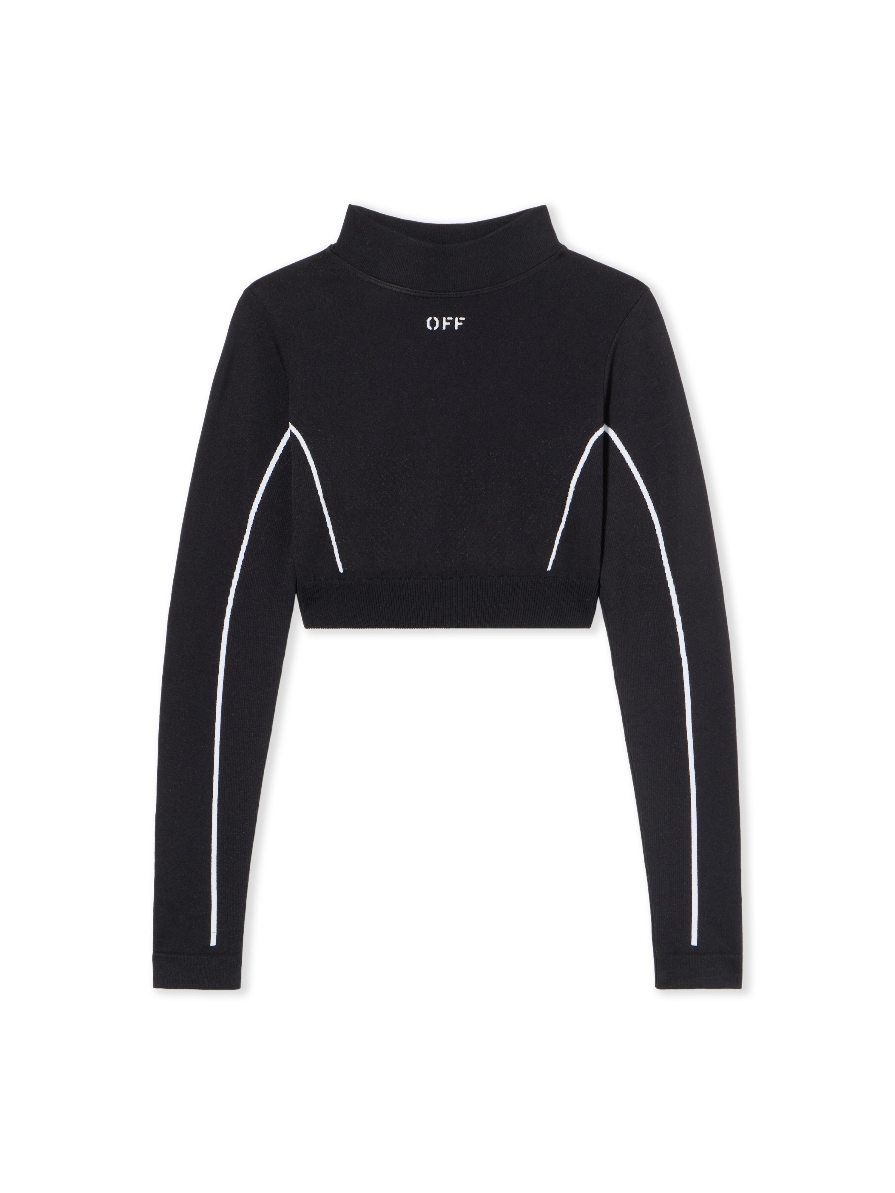 Off Stamp Seamless Crop Top - 1