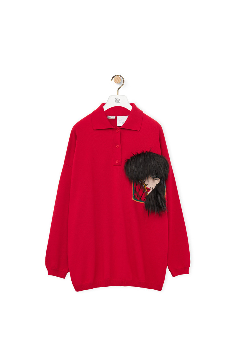 Witch of the Waste polo sweater in wool 1