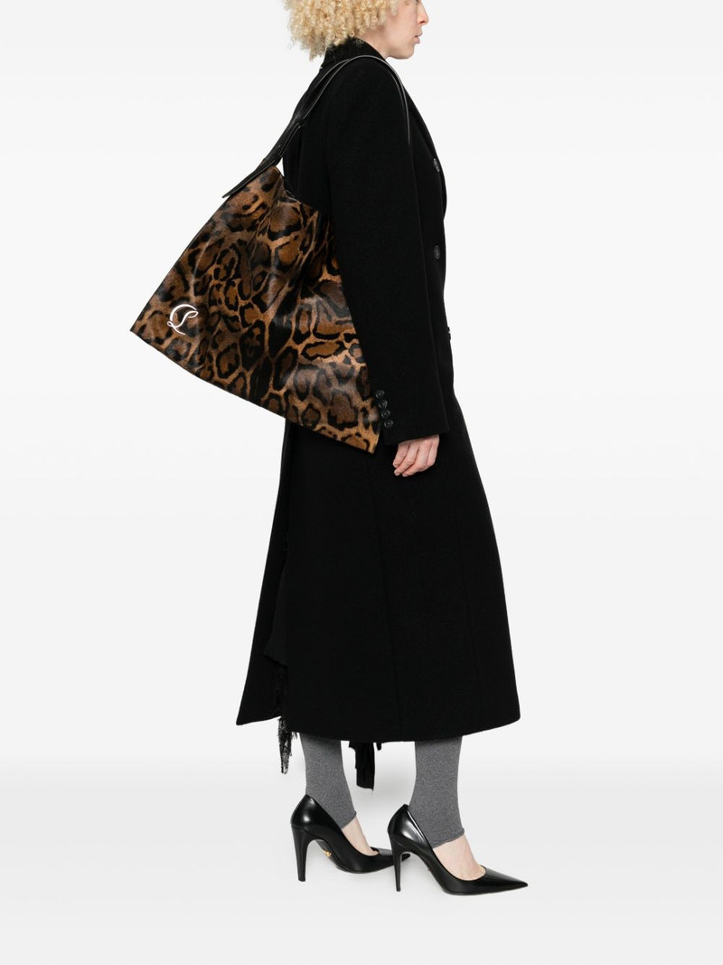 Christian Louboutin Bengali leopard-print tote bag outlook