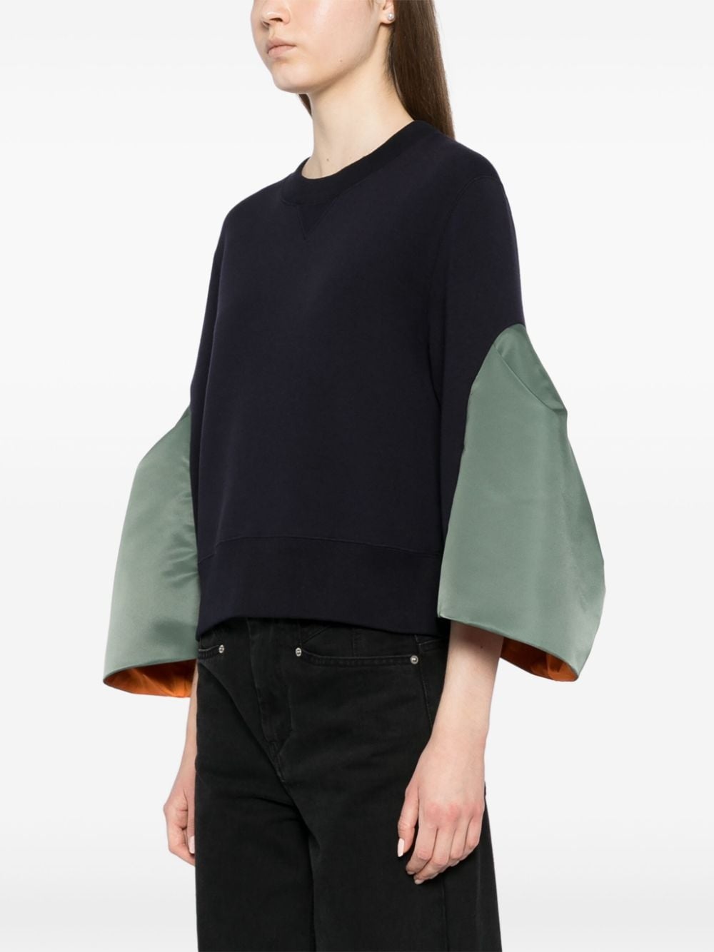 panelled sweatshirt - 3