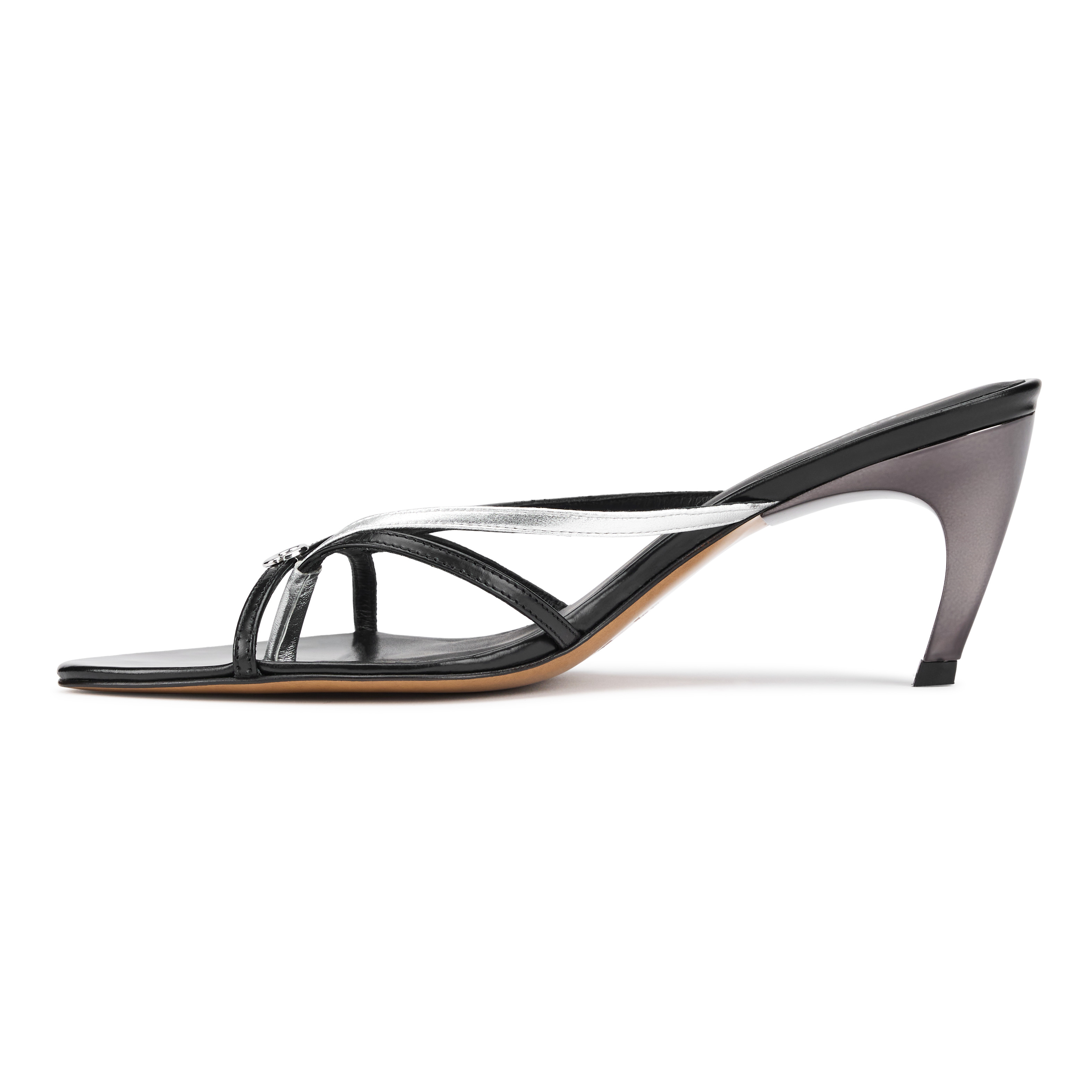 Low Strap Heeled Sandals - 3