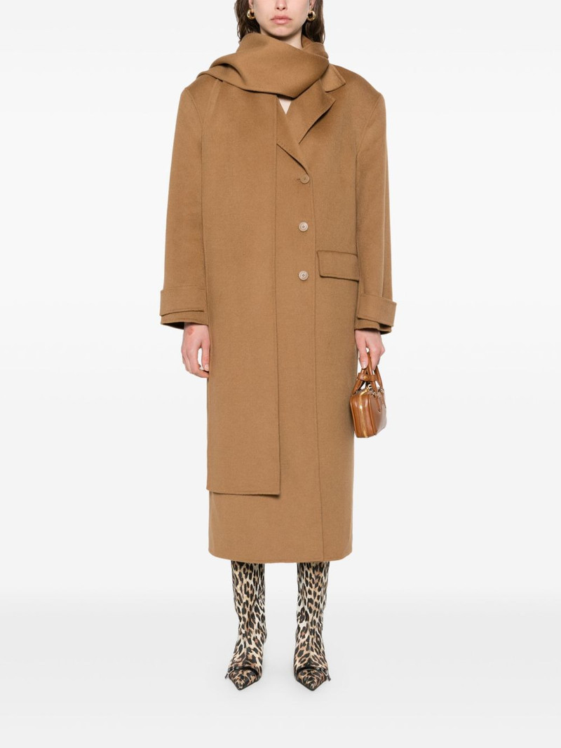 Sandro brushed-wool coat outlook