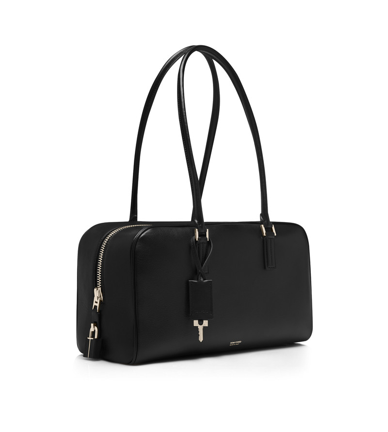 TOM FORD SUPPLE LEATHER ZIPPED SMALL STRYKE SHOULDER BAG outlook