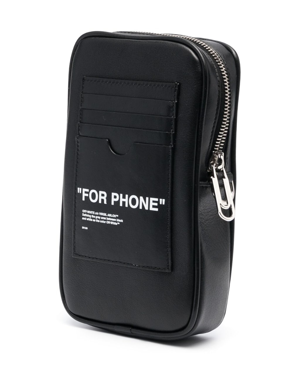 slogan-print messenger bag - 3