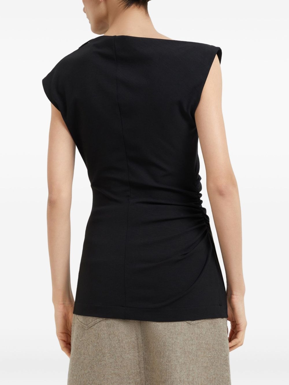 ruched-detail top - 4