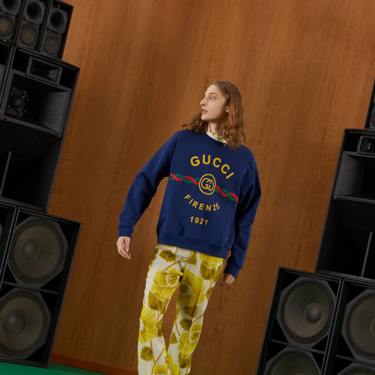 Cotton 'Gucci Firenze 1921' sweatshirt - 6