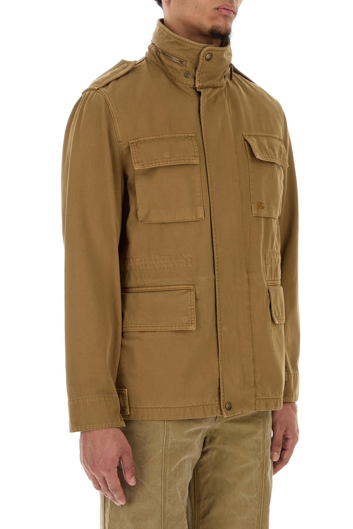 Camel cotton jacket - 3