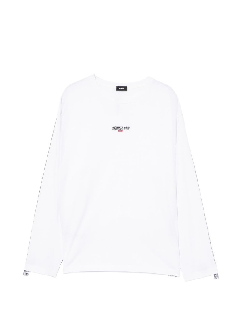 logo-embroidered T-shirt 1