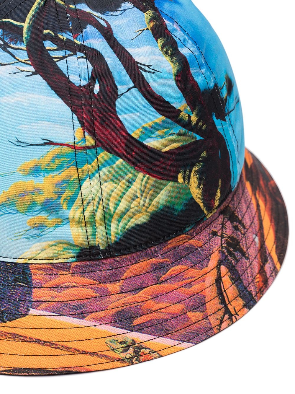 Floating Island print bucket hat - 5