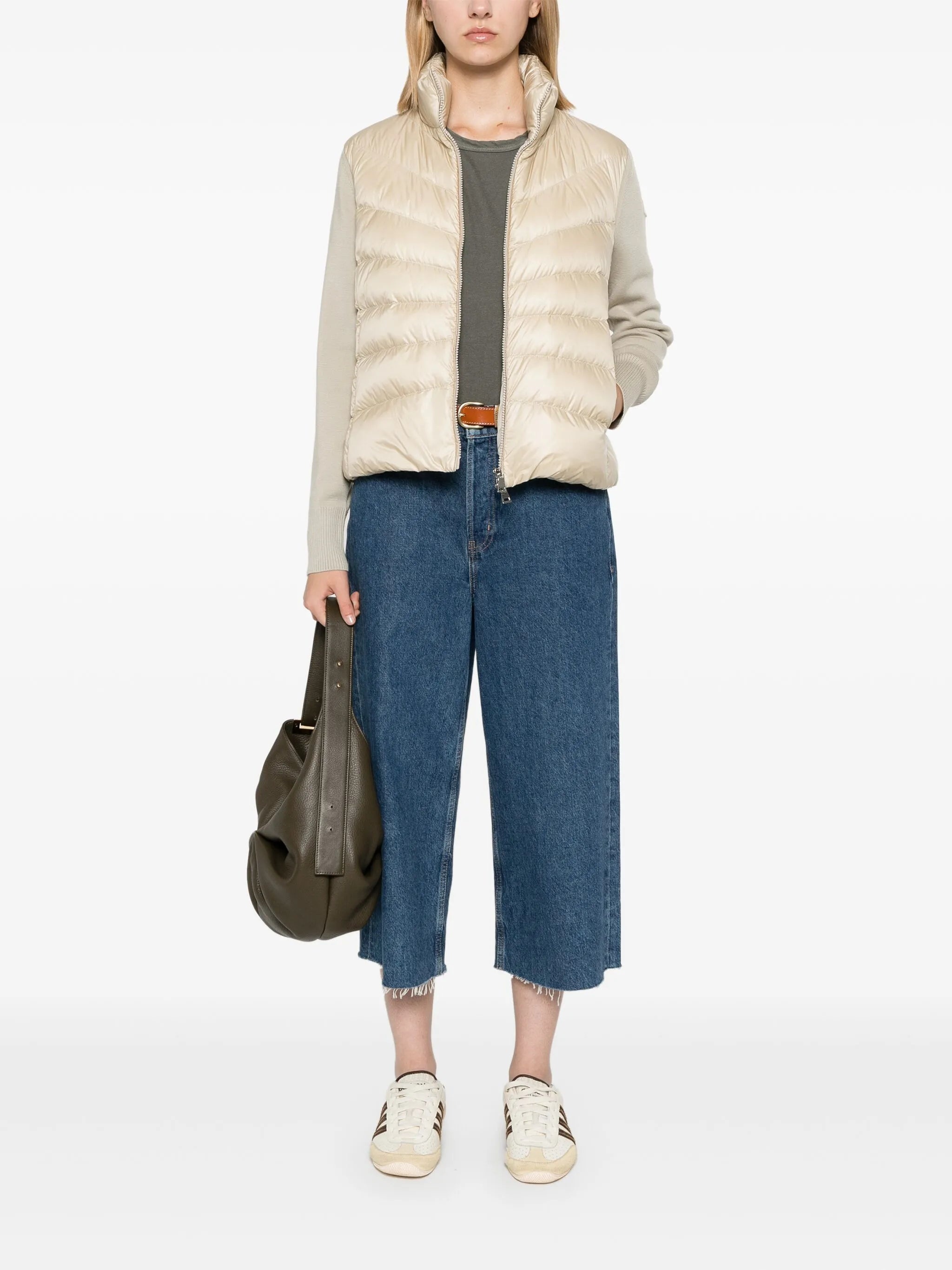 Moncler Knitted-sleeve Puffer Jacket - 4