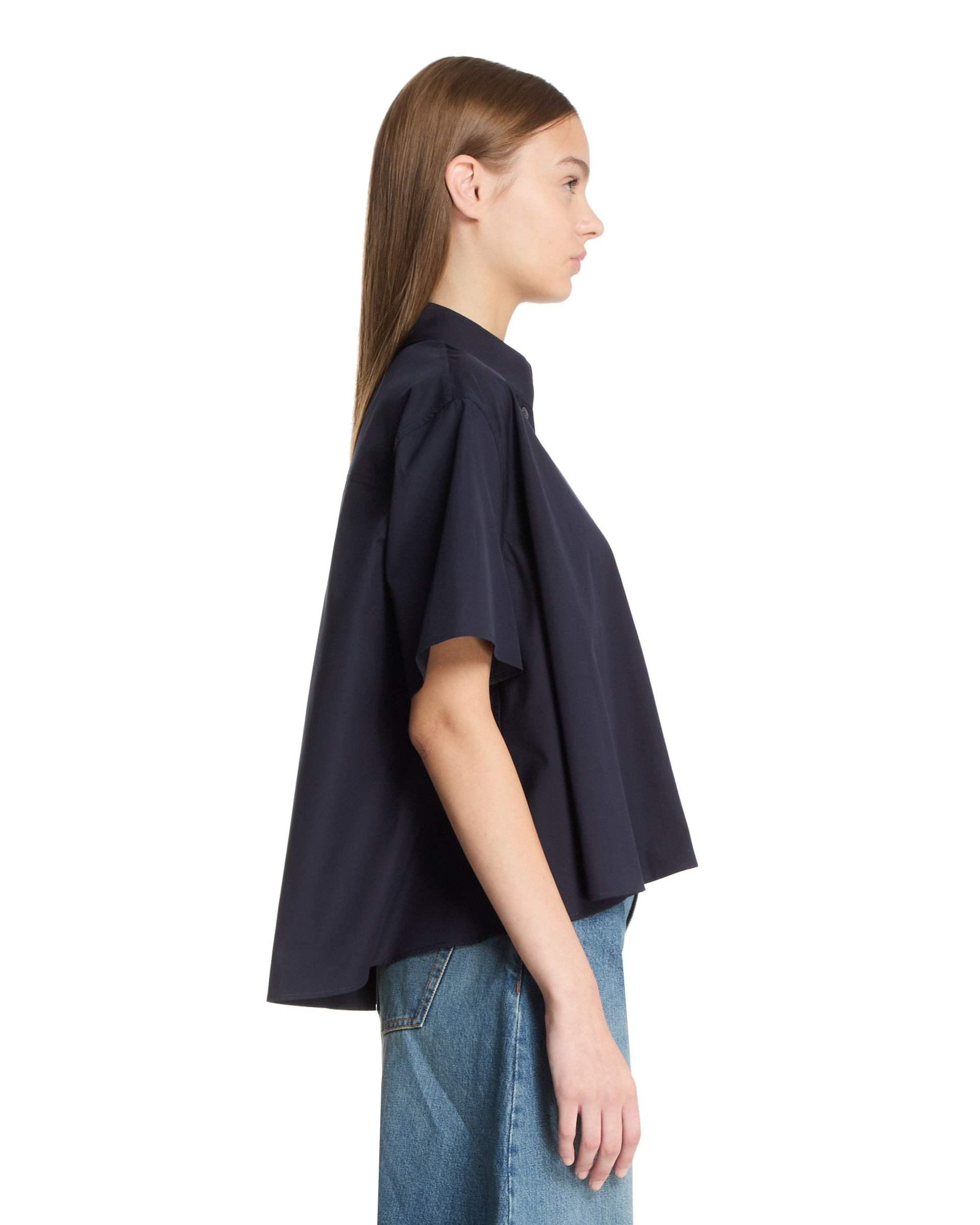 Blue Trapeze Shirt - 5