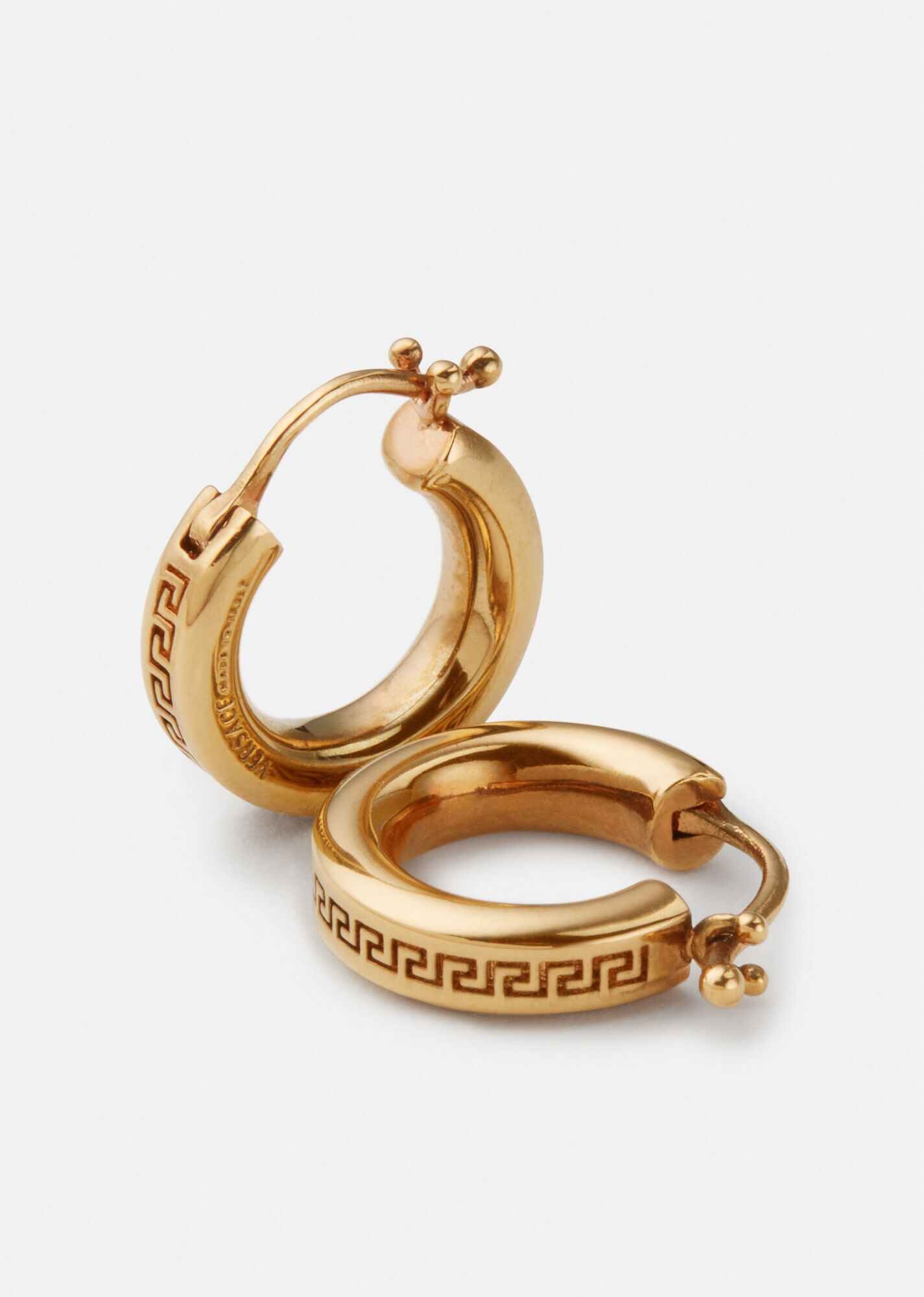 Greca Small Hoop Earrings - 3