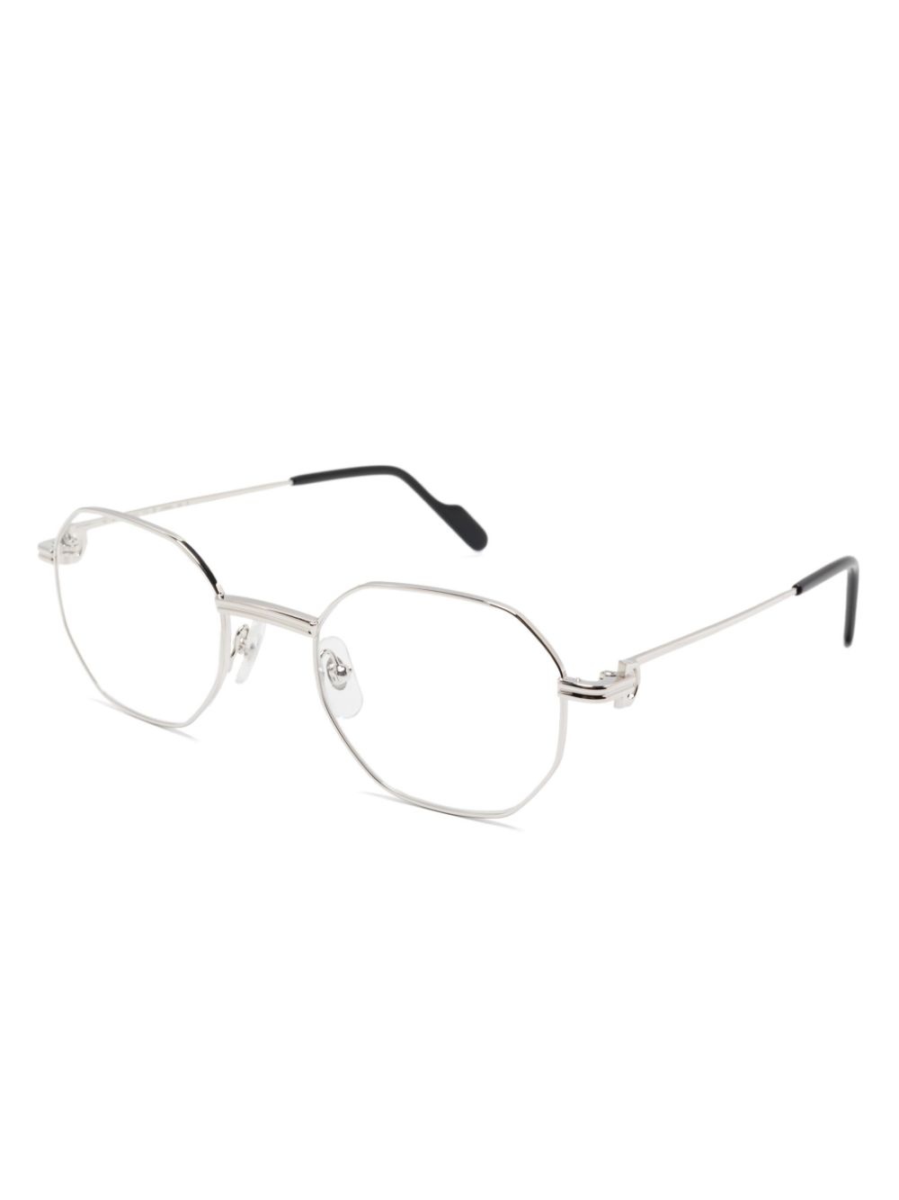 geometric-frame glasses - 2
