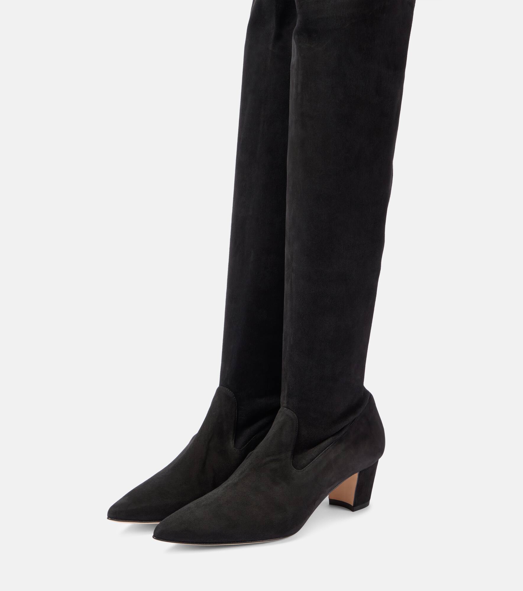 Lupasca suede over-the-knee boots - 4