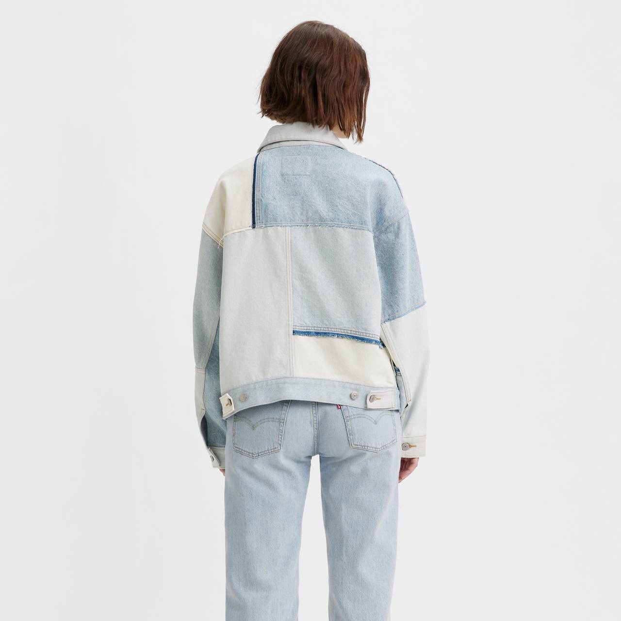 90S PIECED TRUCKER JACKET - 3