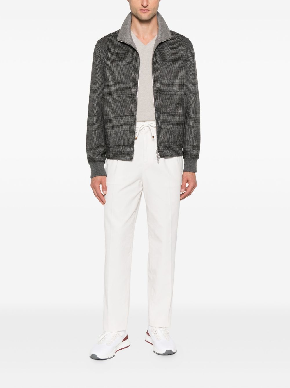 v-neck cashmere sweater - 2