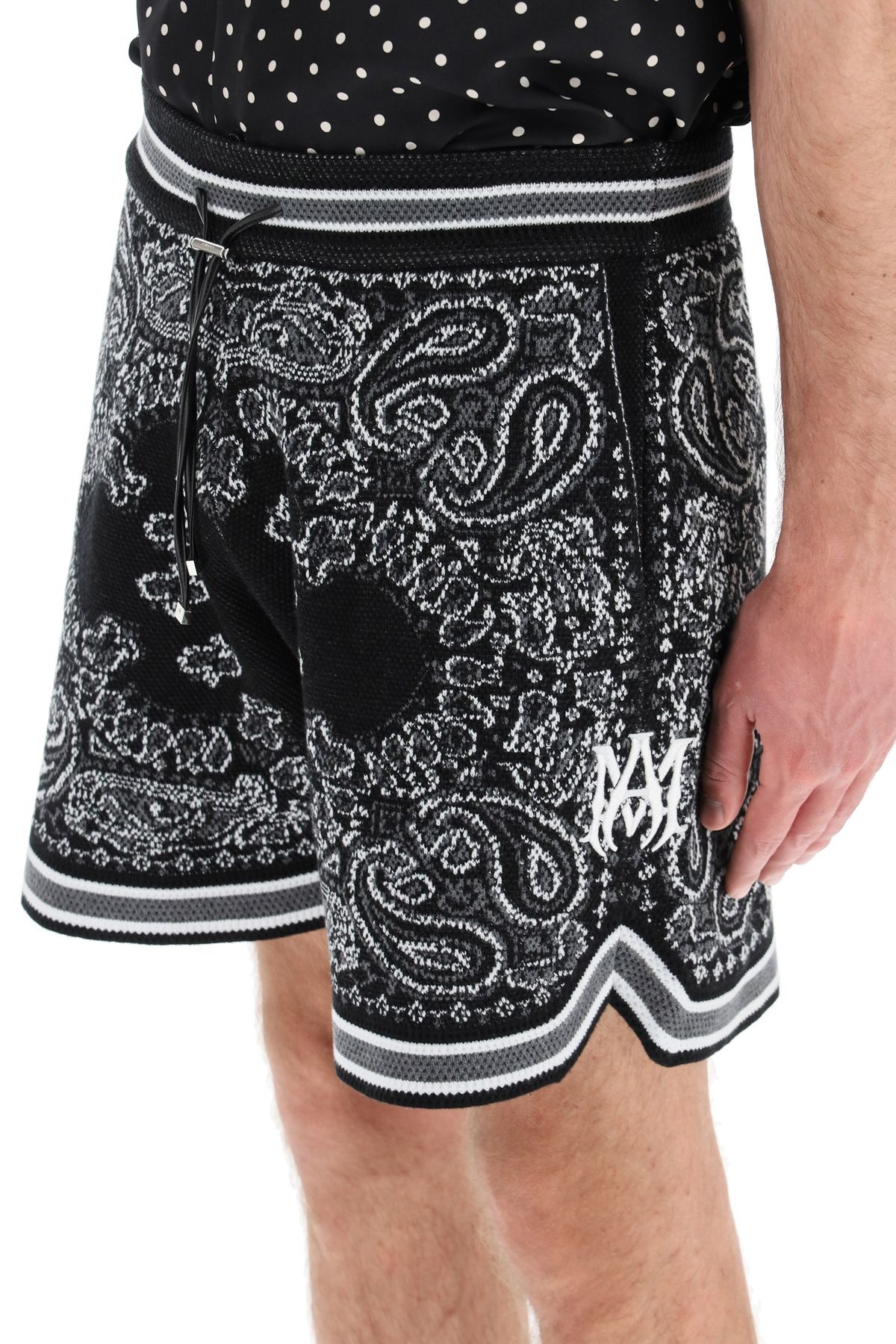 BANDANA CROCHET B-BALL SHORTS - 5