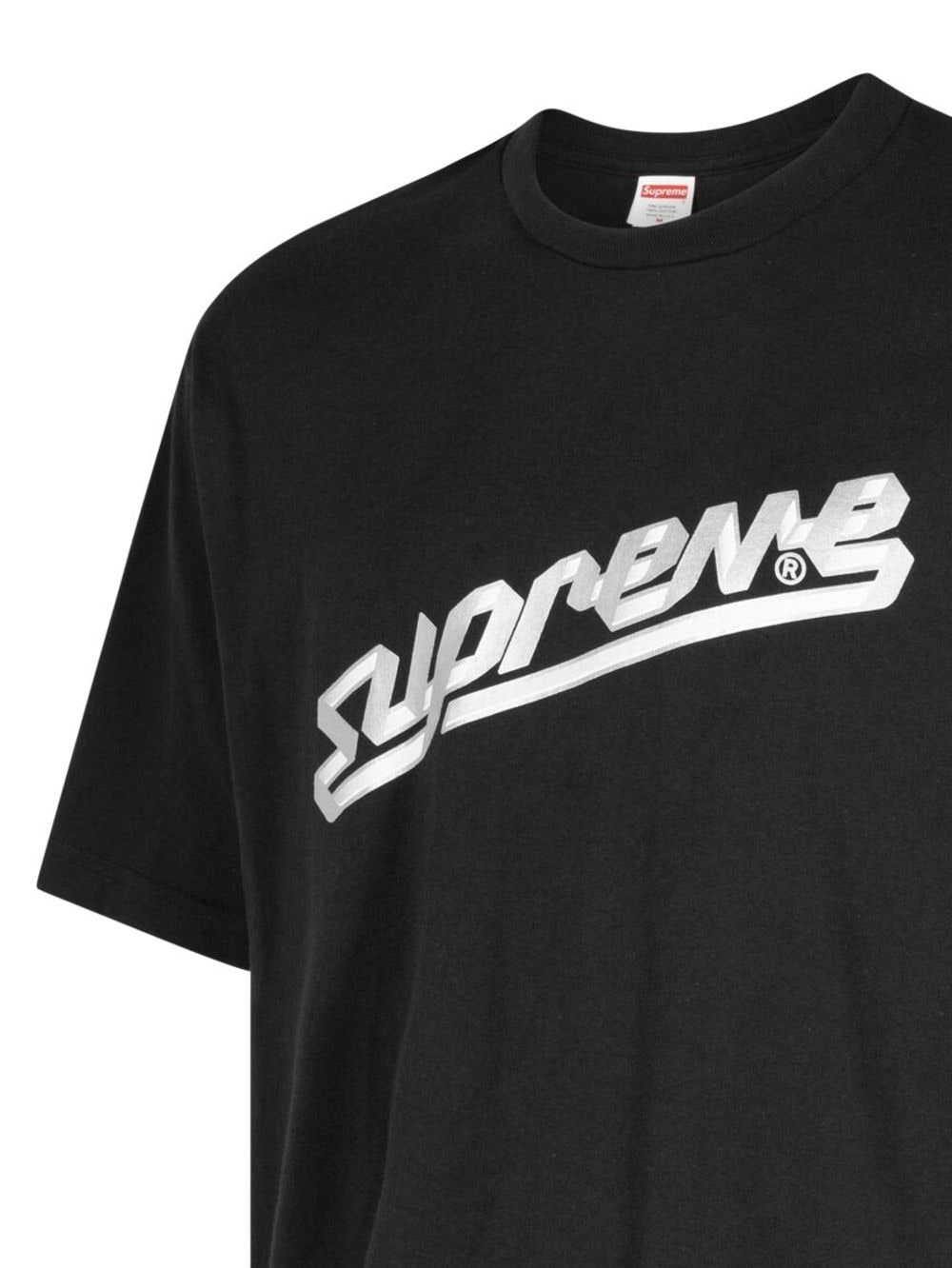 logo-print cotton T-shirt - 3