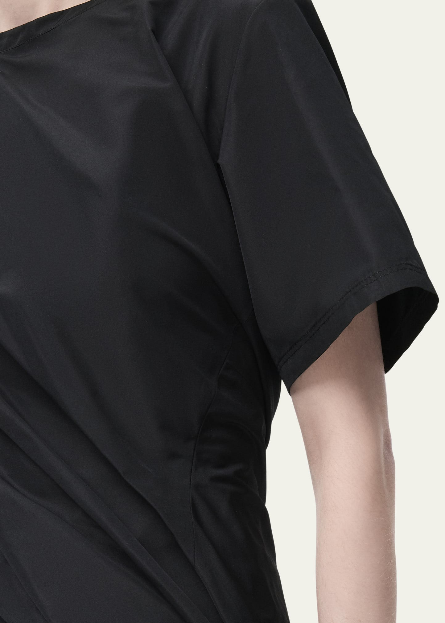 Twisted Short-Sleeve Mini Dress - 2