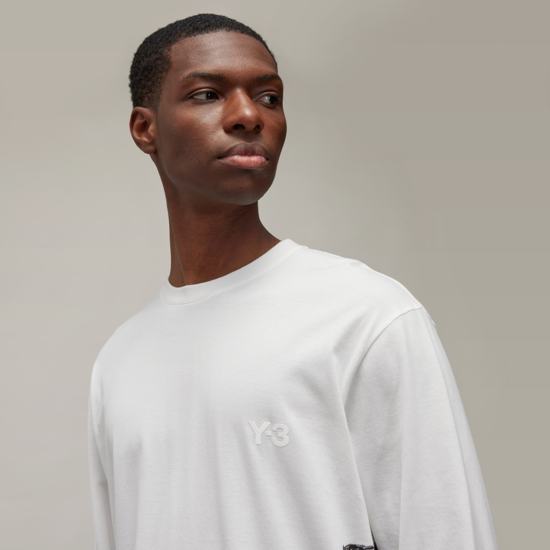 Y-3 Graphic Long Sleeve Tee - 7
