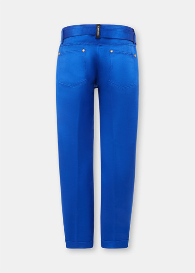 TOM FORD Cobalt Silk Duchesse Boyfriend Pants outlook