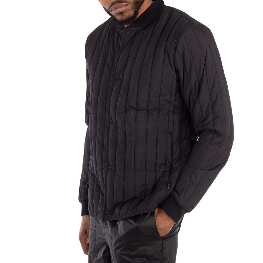 Rains Men's Black Banja Liner Bomber Jacket - 2