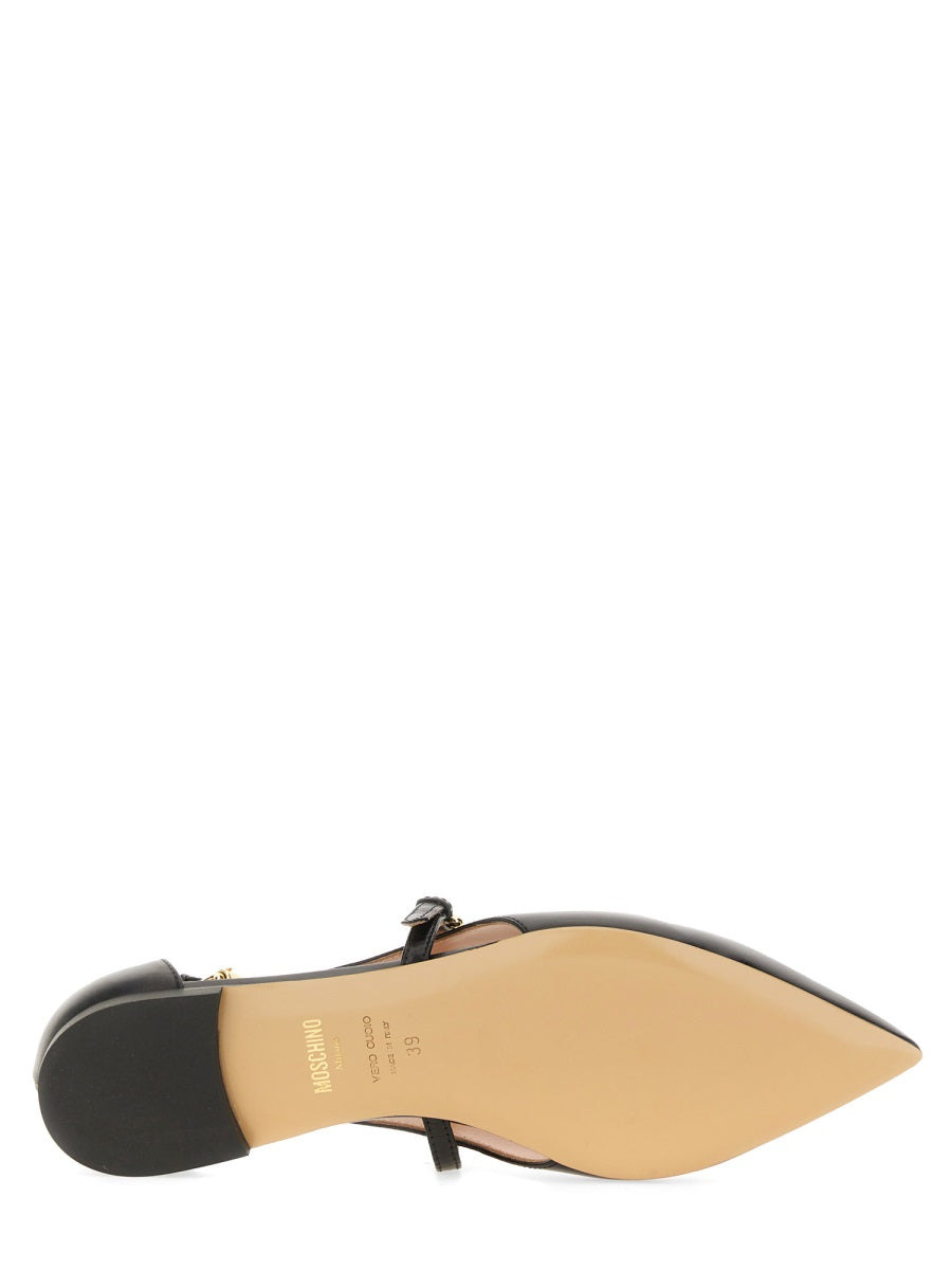 Moschino Women Leather Ballerina - 6