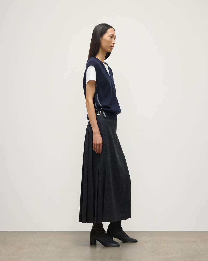 Tilda Dark Navy Cashmere Tank 4