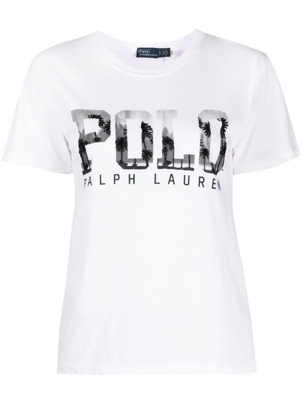 logo-print cotton T-shirt - 1