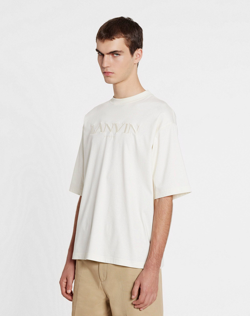 OVERSIZED LANVIN PARIS EMBROIDERED T-SHIRT 3
