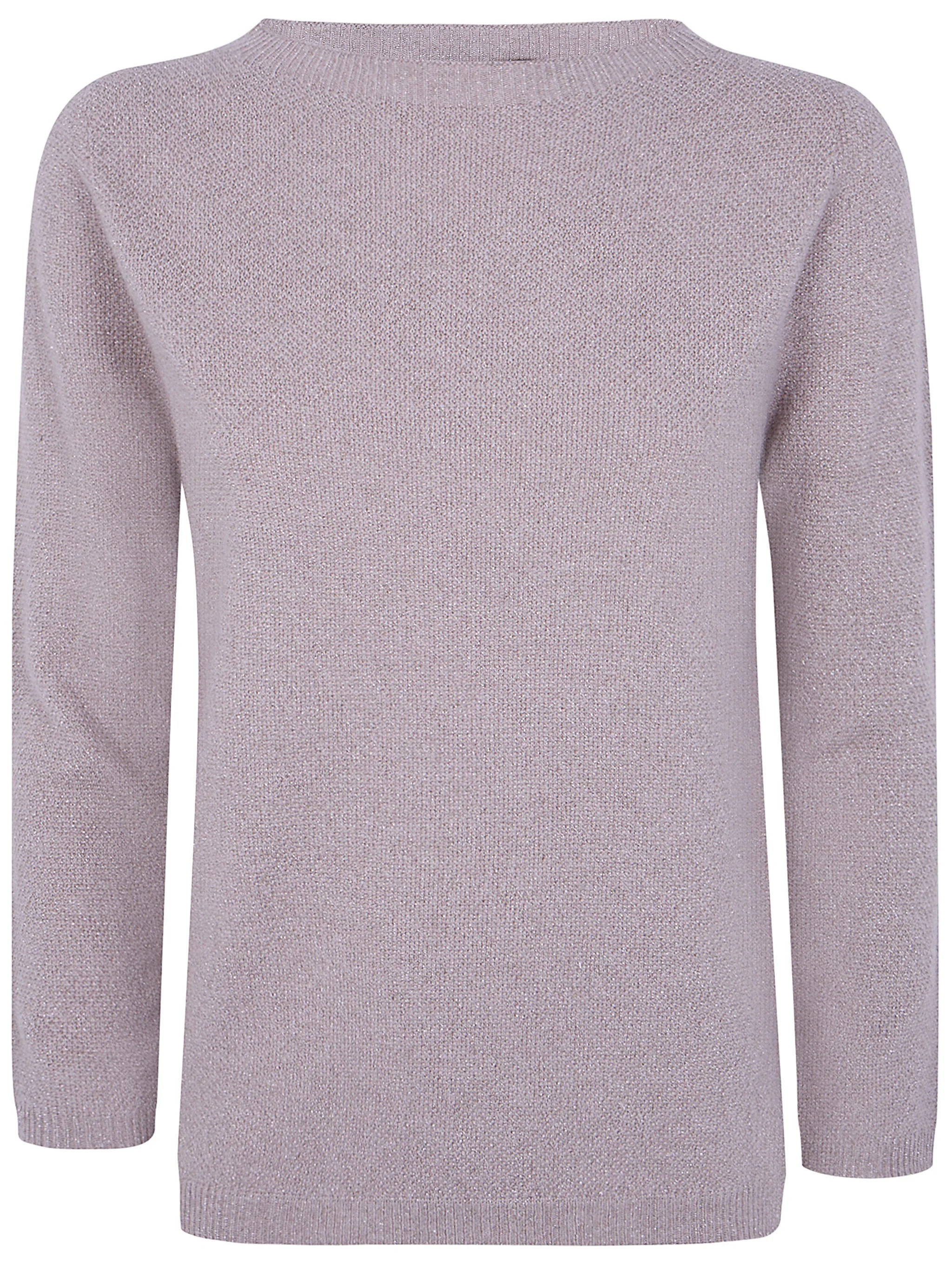 Sweater Boatneck "Lurex Platinum" - 1