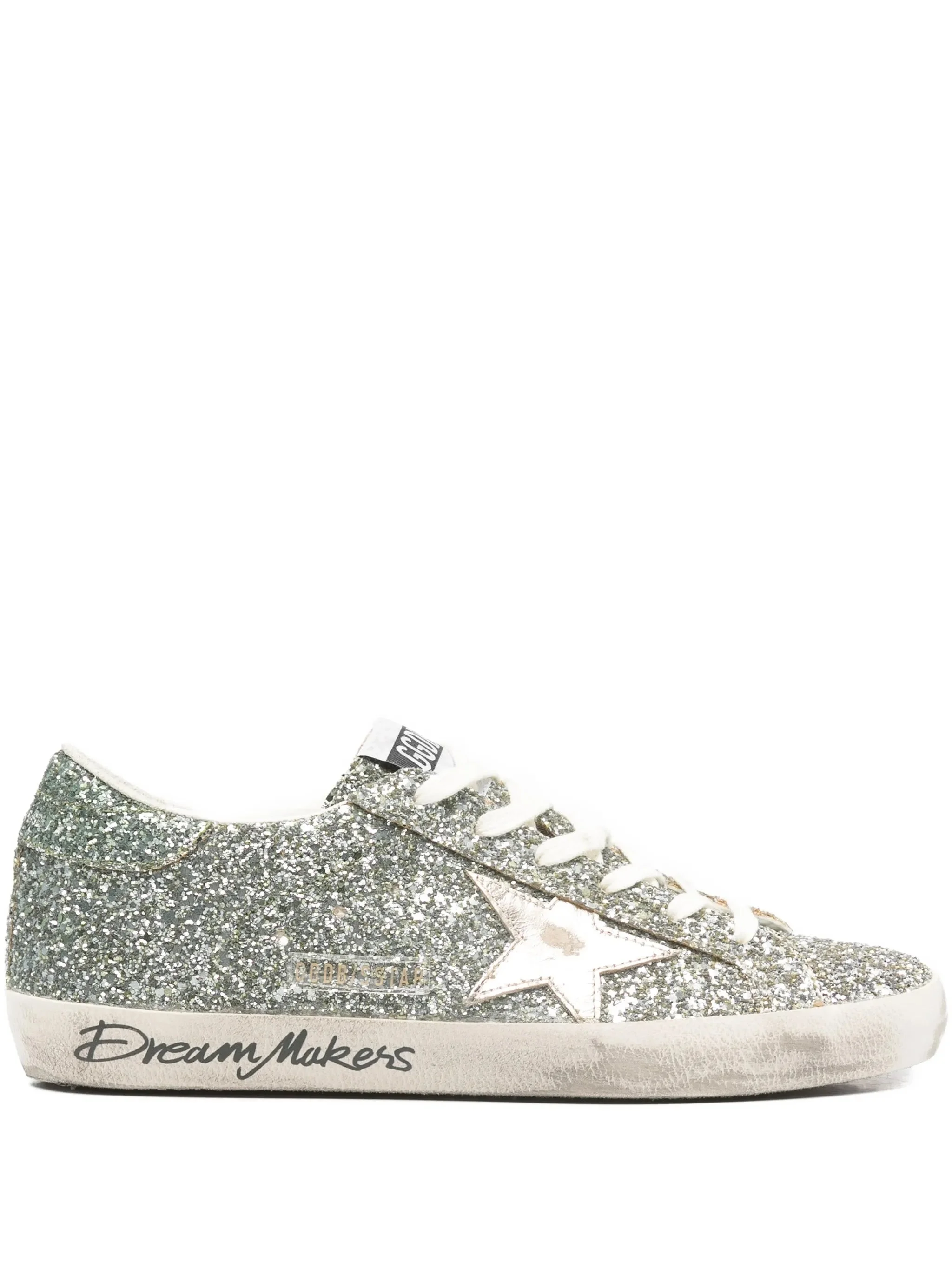 glitter star-detail sneakers - 1