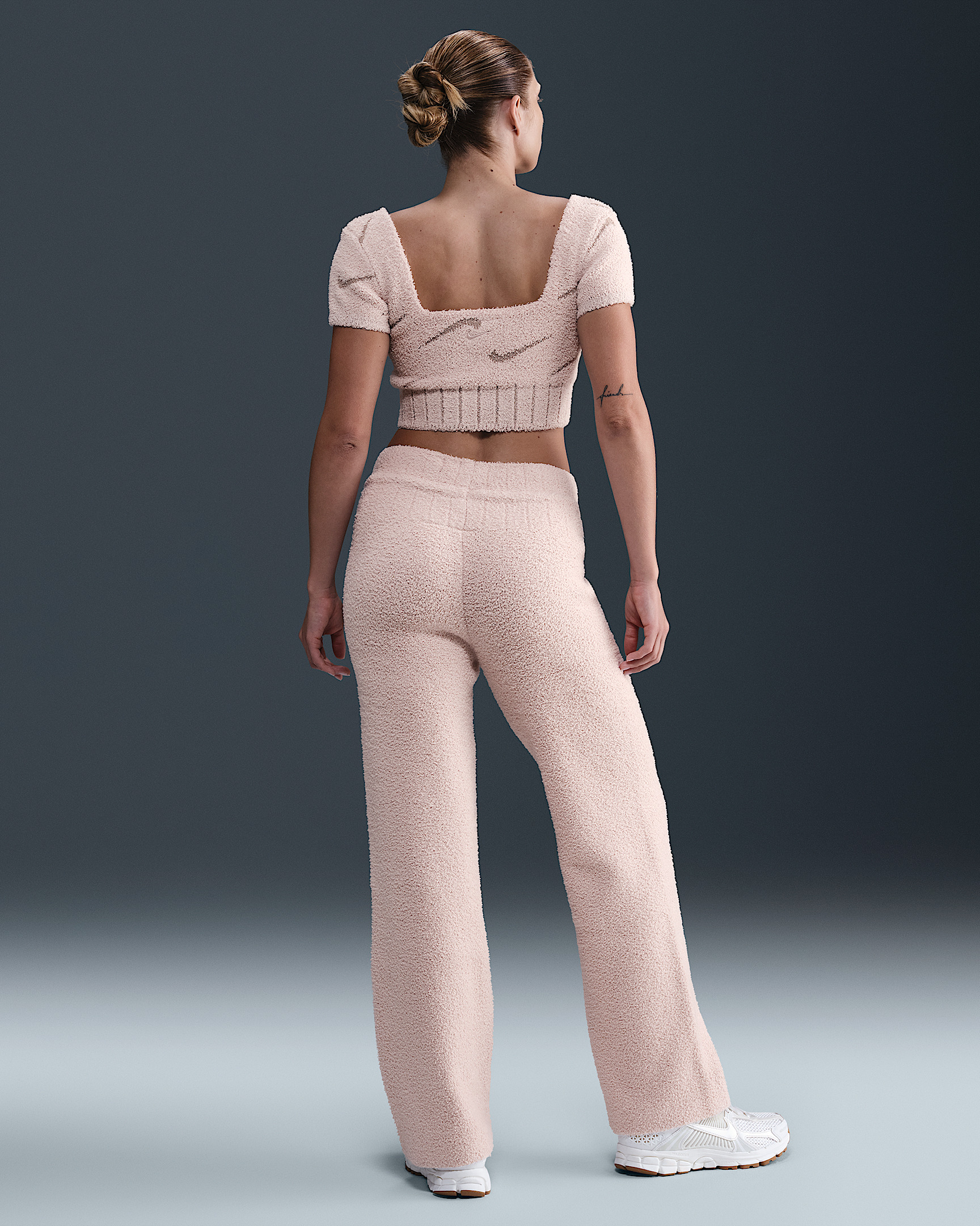 Nike Sportswear Phoenix Cozy Bouclé Women's Slim Short-Sleeve Cropped Knit Top - 5