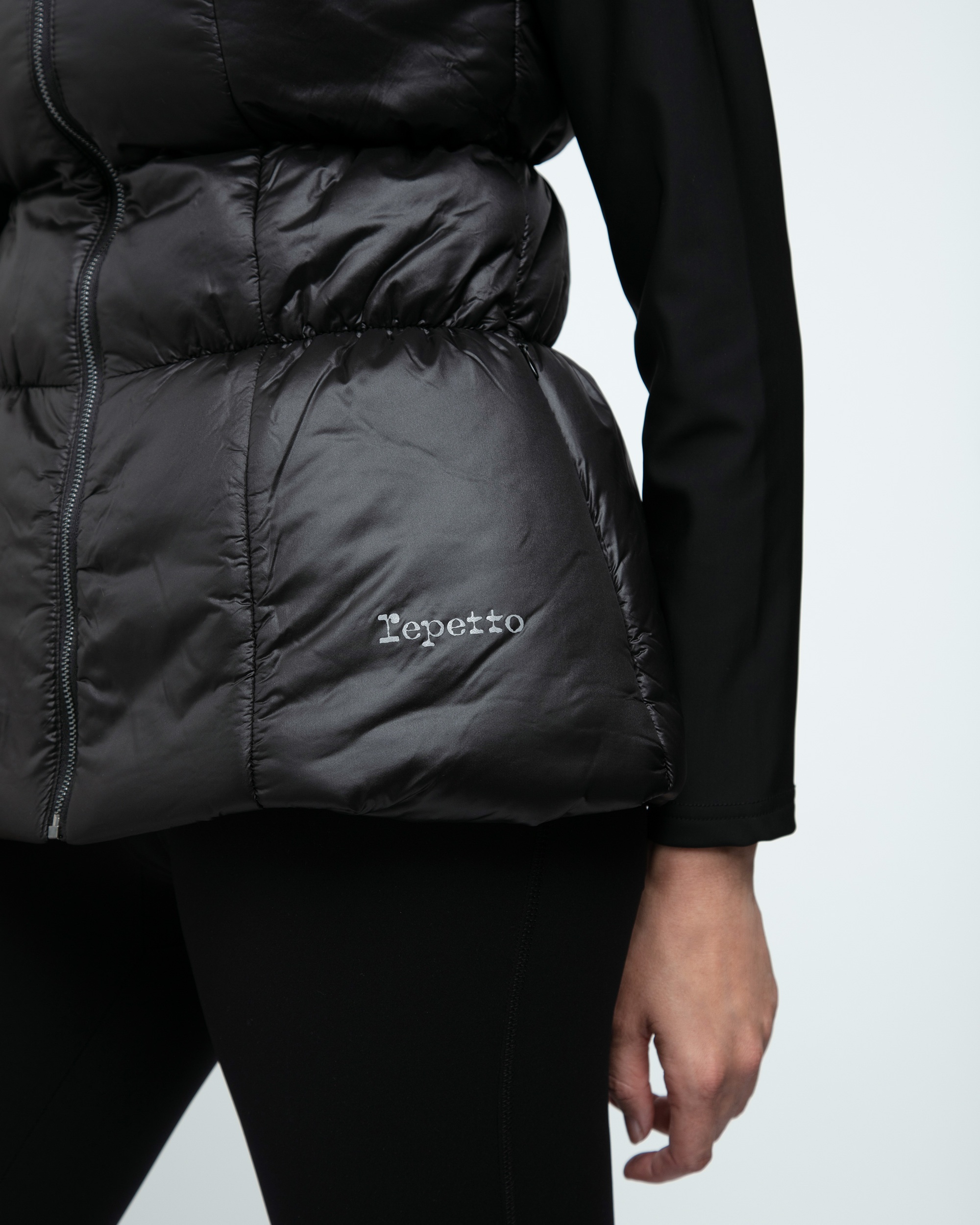 Bi-fabric down jacket - 4