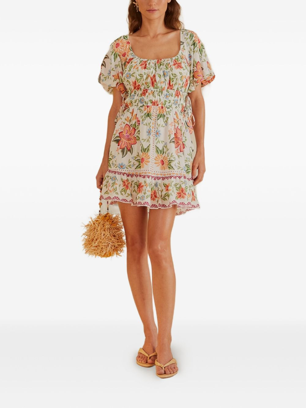 Bloom Garden floral-print mini dress - 2